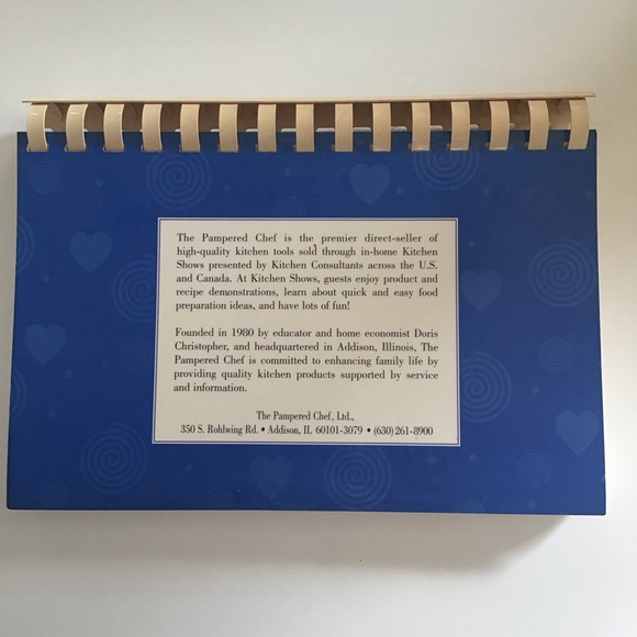 1997 Pampered Chef Cookbook Recipes from the Heart Spiral Bound Recipe Book - Picture 2 of 9